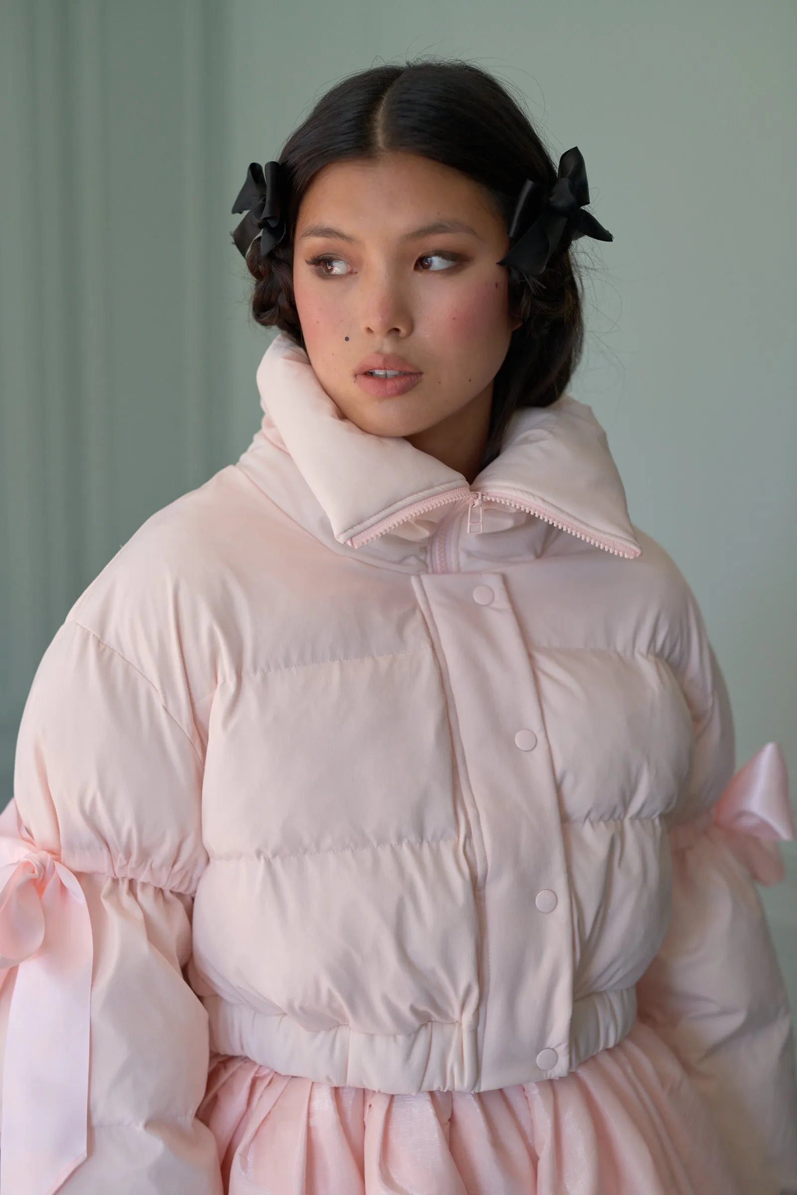 The Castle Pink Marshmallow Puffer sold by Selkie product image thumbnail 4