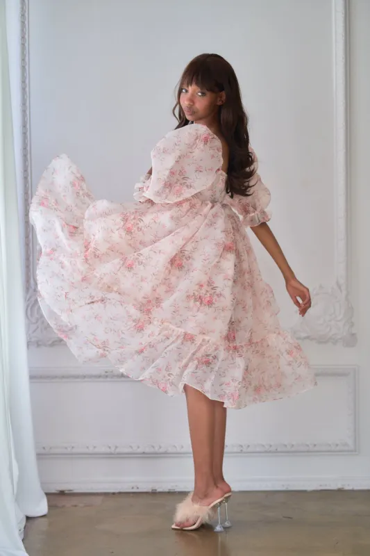 The Renaissance Girl French Puff Dress sold by Selkie