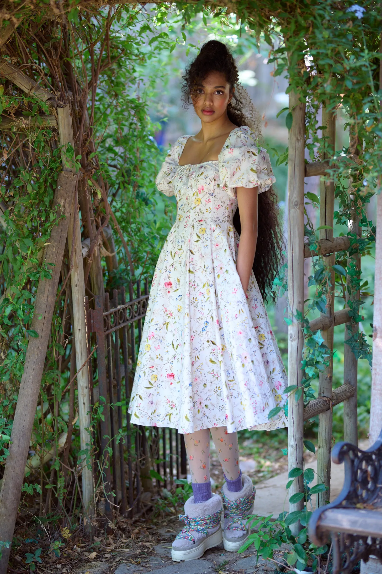 The Wildflower Kilburn Day Dress sold by Selkie product image thumbnail 5