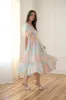 The Dopamine French Puff Dress sold by Selkie