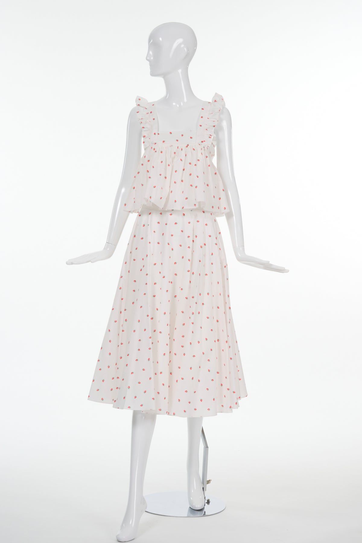 La Fraise Ruffle Apron Top sold by Selkie product image thumbnail 2