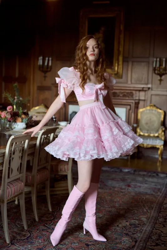 The Baby Soft Silk Pannier Petticoat sold by Selkie