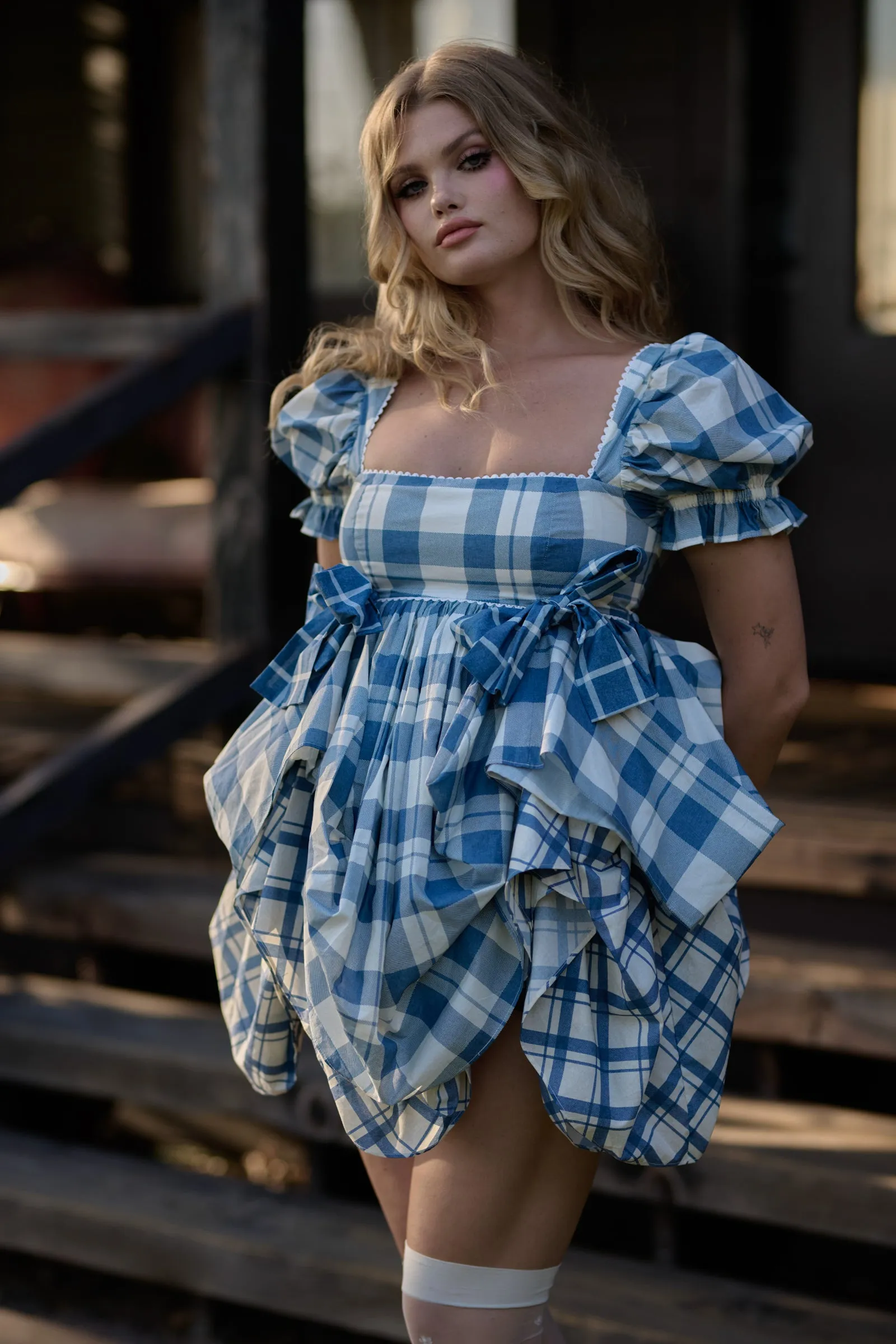 The Tea Towel Mini Love Story Dress sold by Selkie product image thumbnail 5