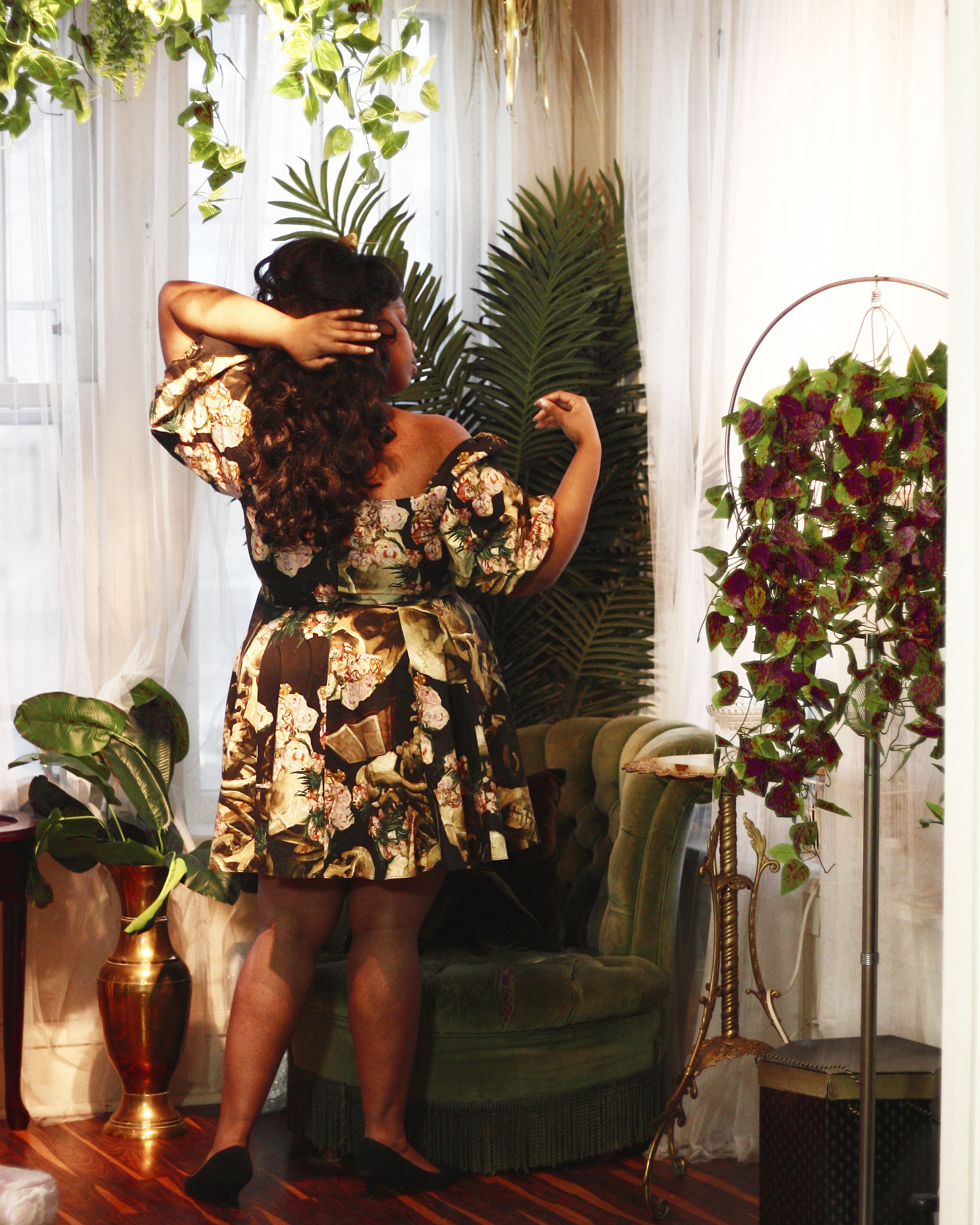 The Skull of a Skeleton Mini Day Dress sold by Selkie product image thumbnail 9