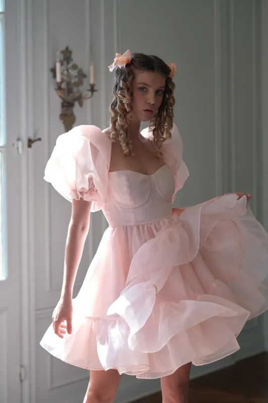 The Castle Pink Bebe Bloom Dress sold by Selkie