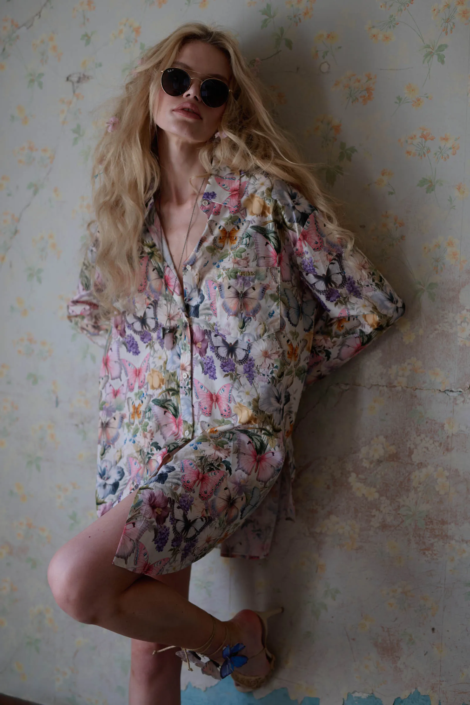 The Butterfly Botanics Big Blouse sold by Selkie product image thumbnail 4