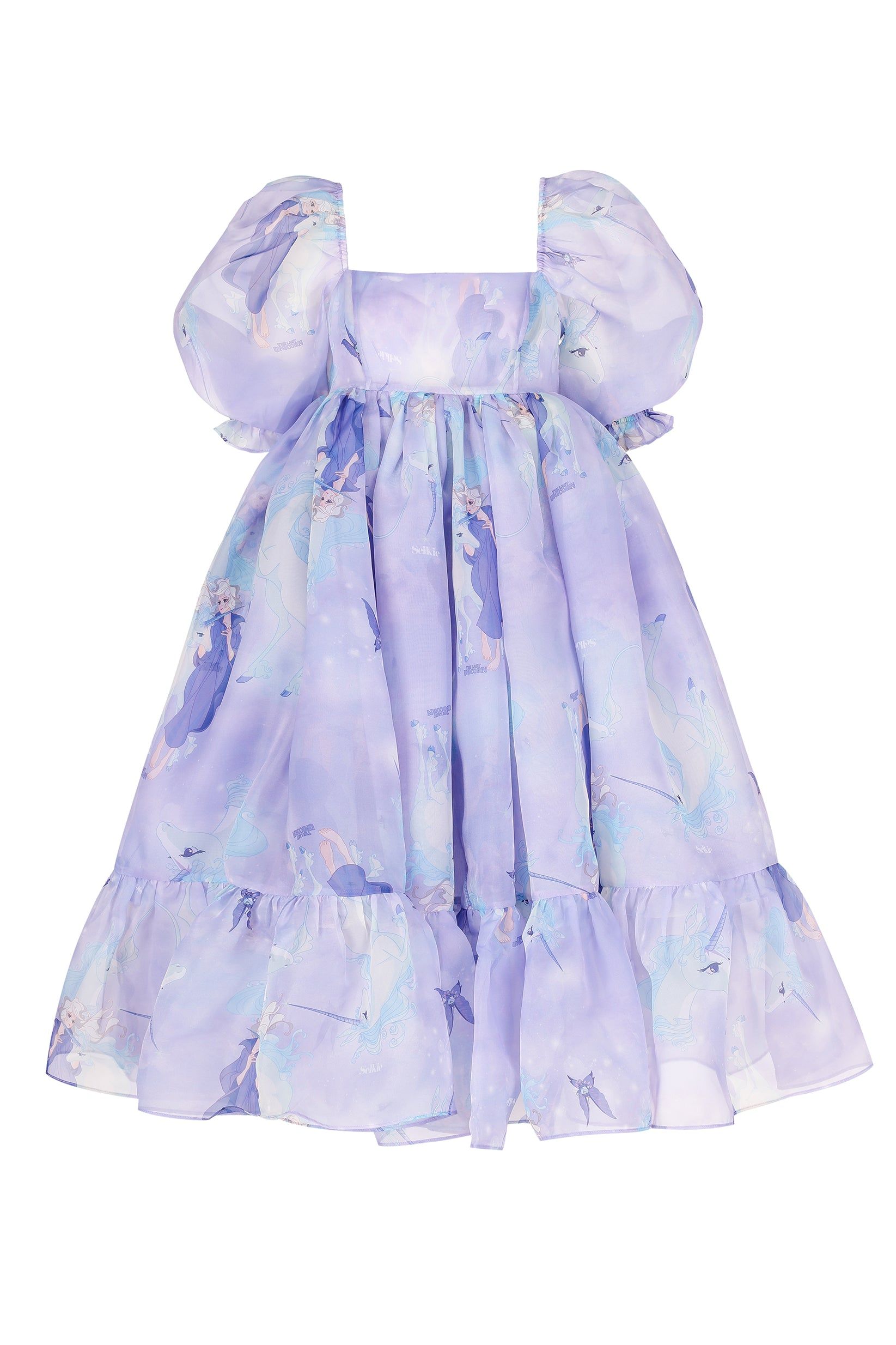 The Last Unicorn Amalthea French Puff Dress sold by Selkie product image thumbnail 2