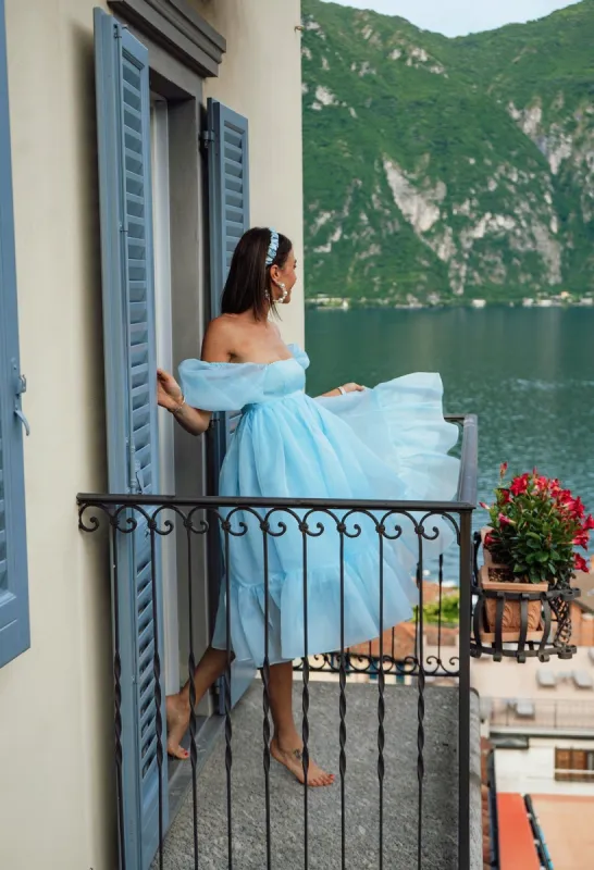 The Waterbaby French Puff Dress sold by Selkie