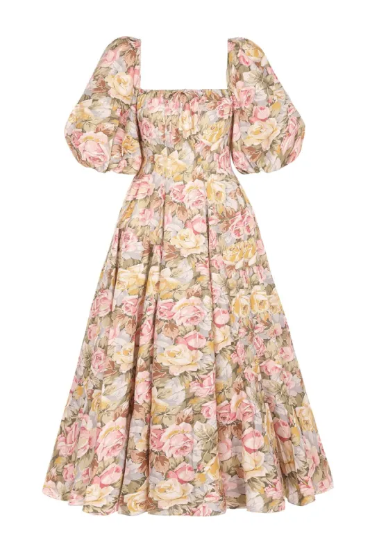 Jardin De Fleurs Day Dress sold by Selkie