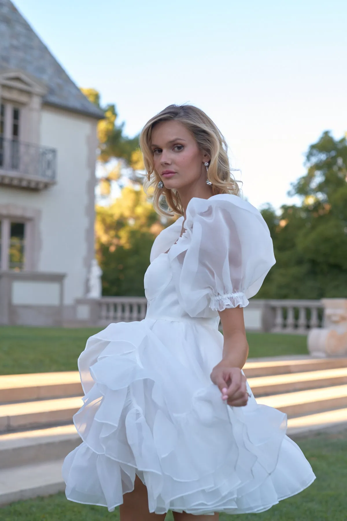 The Ivory Bebe Bloom Dress sold by Selkie product image thumbnail 3