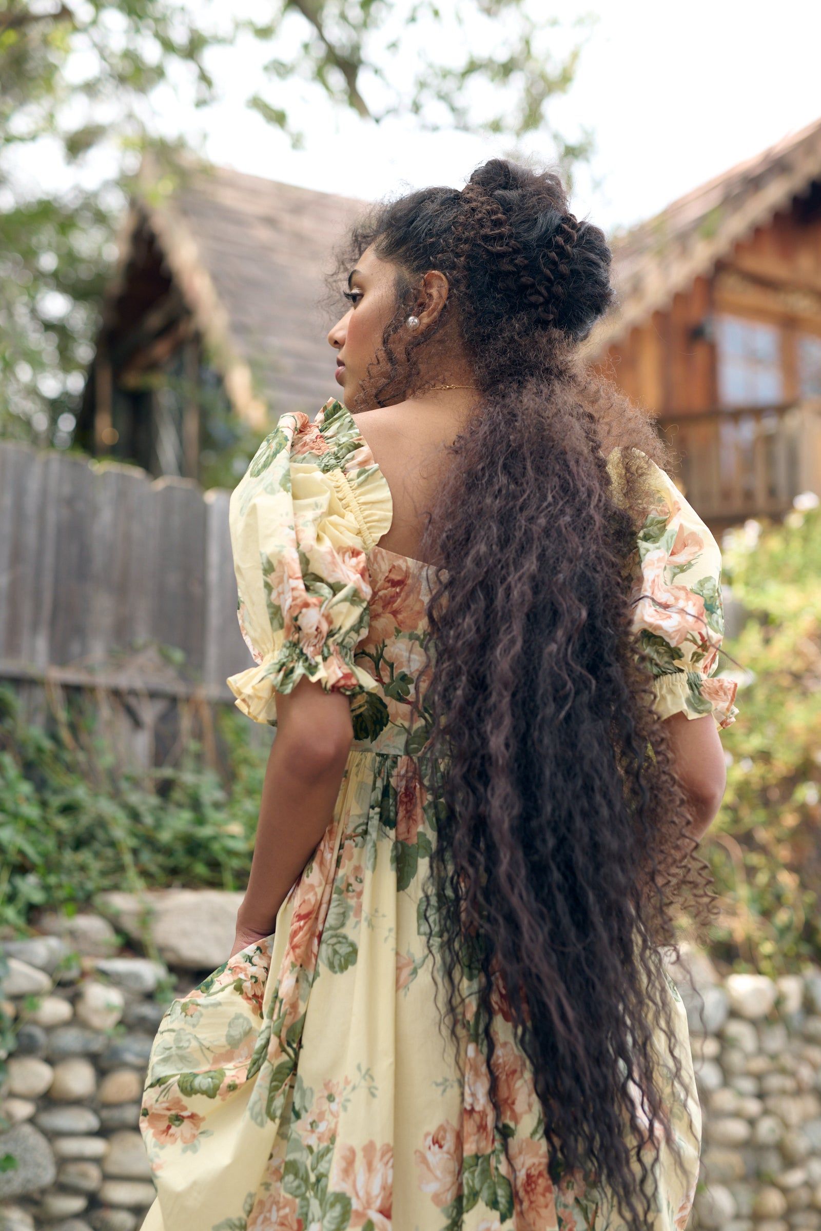 The Butter Rose Terrace Gown sold by Selkie product image thumbnail 18