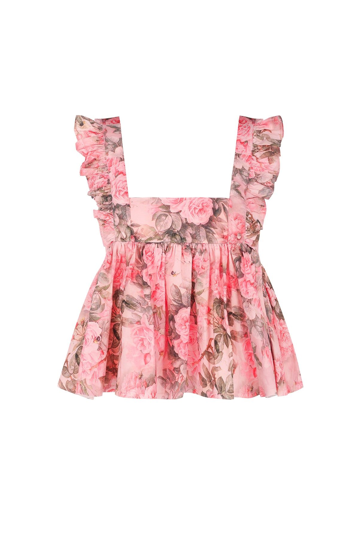 The Queen Bee Ruffle Apron Top sold by Selkie product image thumbnail 3