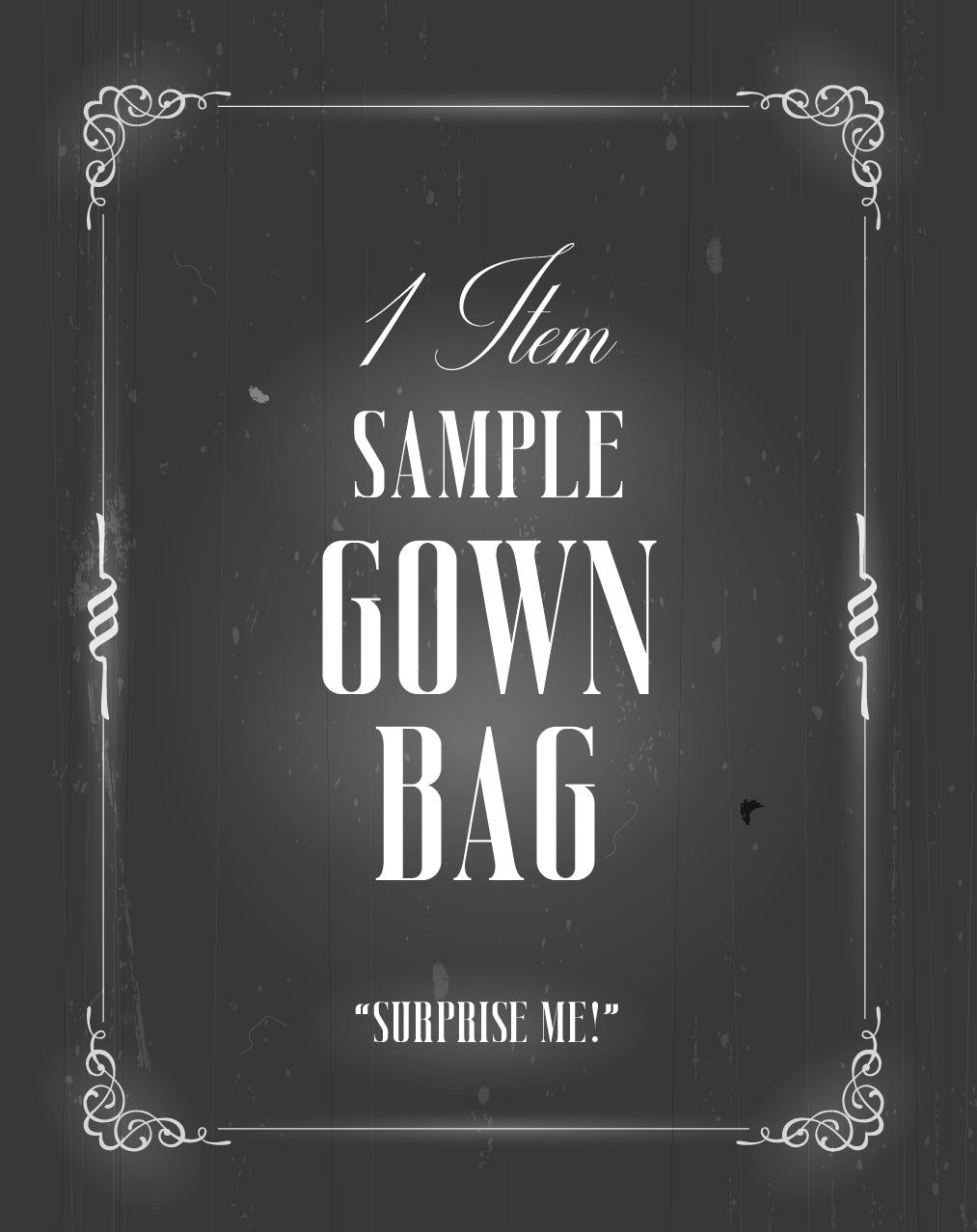 Sample Gown Surprise Bag sold by Selkie