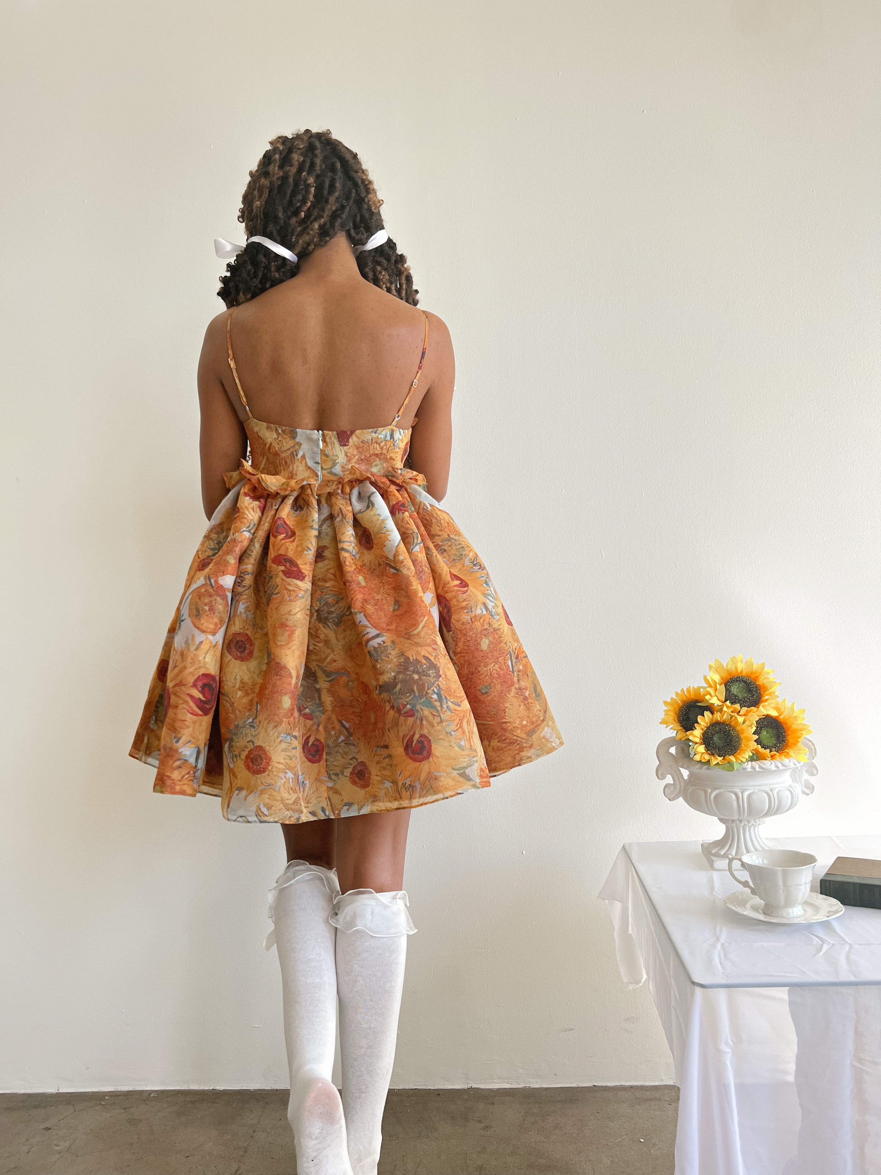 The Sunflowers Rosebud Dress sold by Selkie product image thumbnail 5