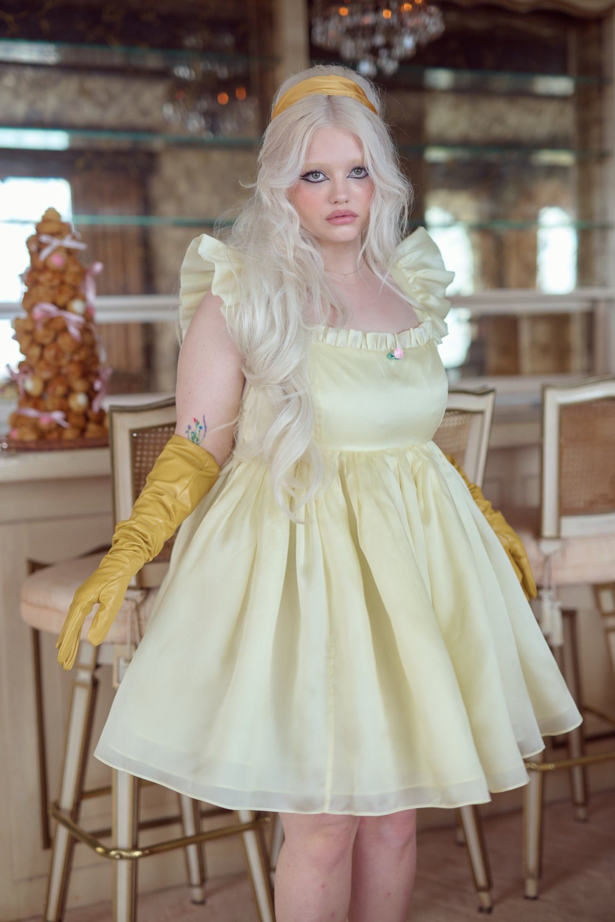 open lace back dress The Faerie Dress