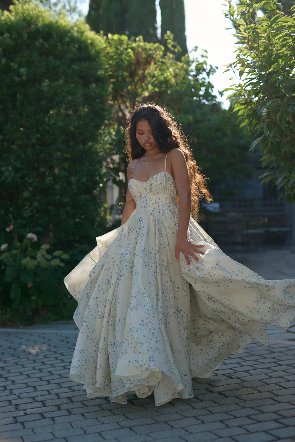 The Blue Vine Roman Holiday Gown sold by Selkie product image thumbnail 4