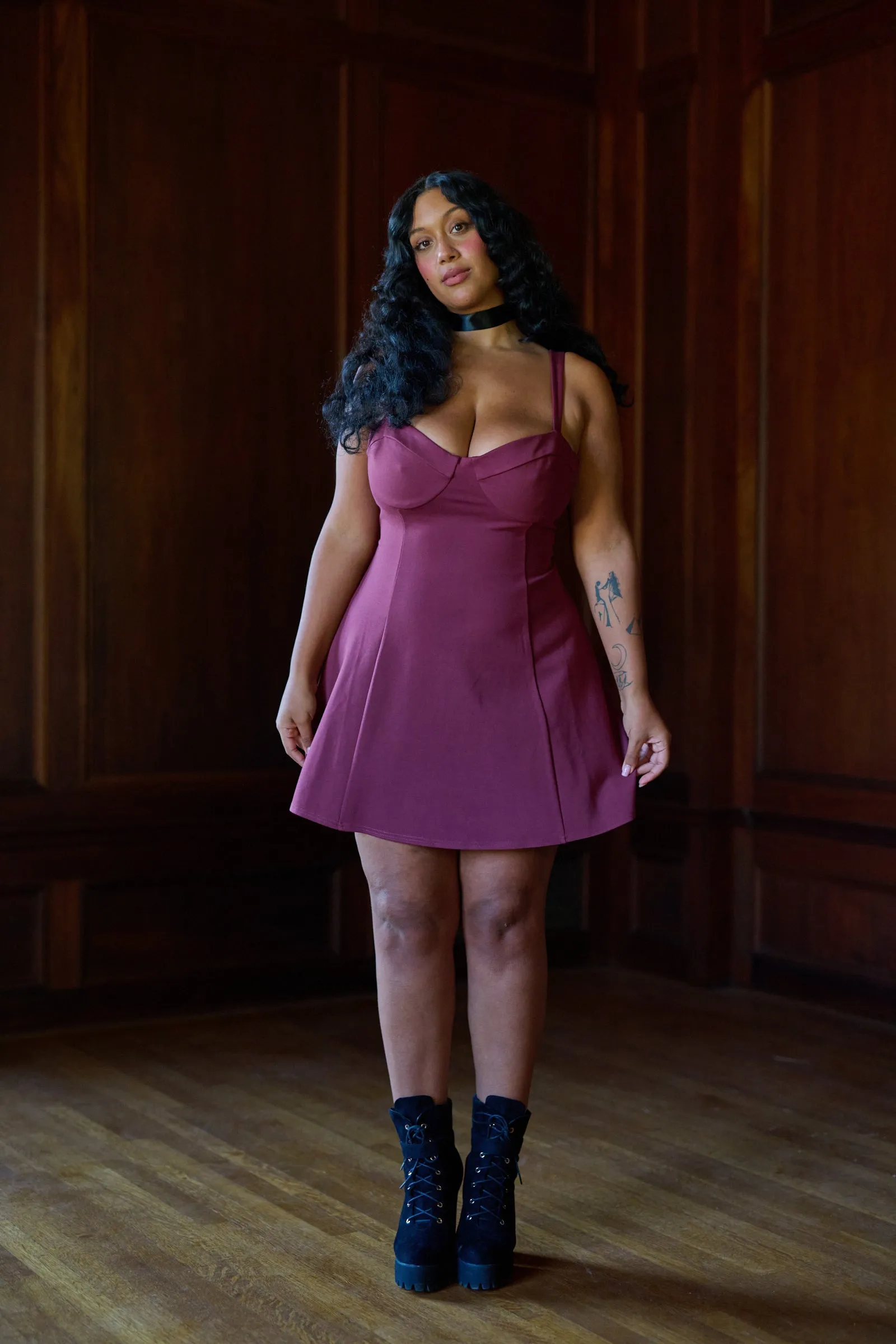 The Bordeaux Chateau Dress sold by Selkie product image thumbnail 3