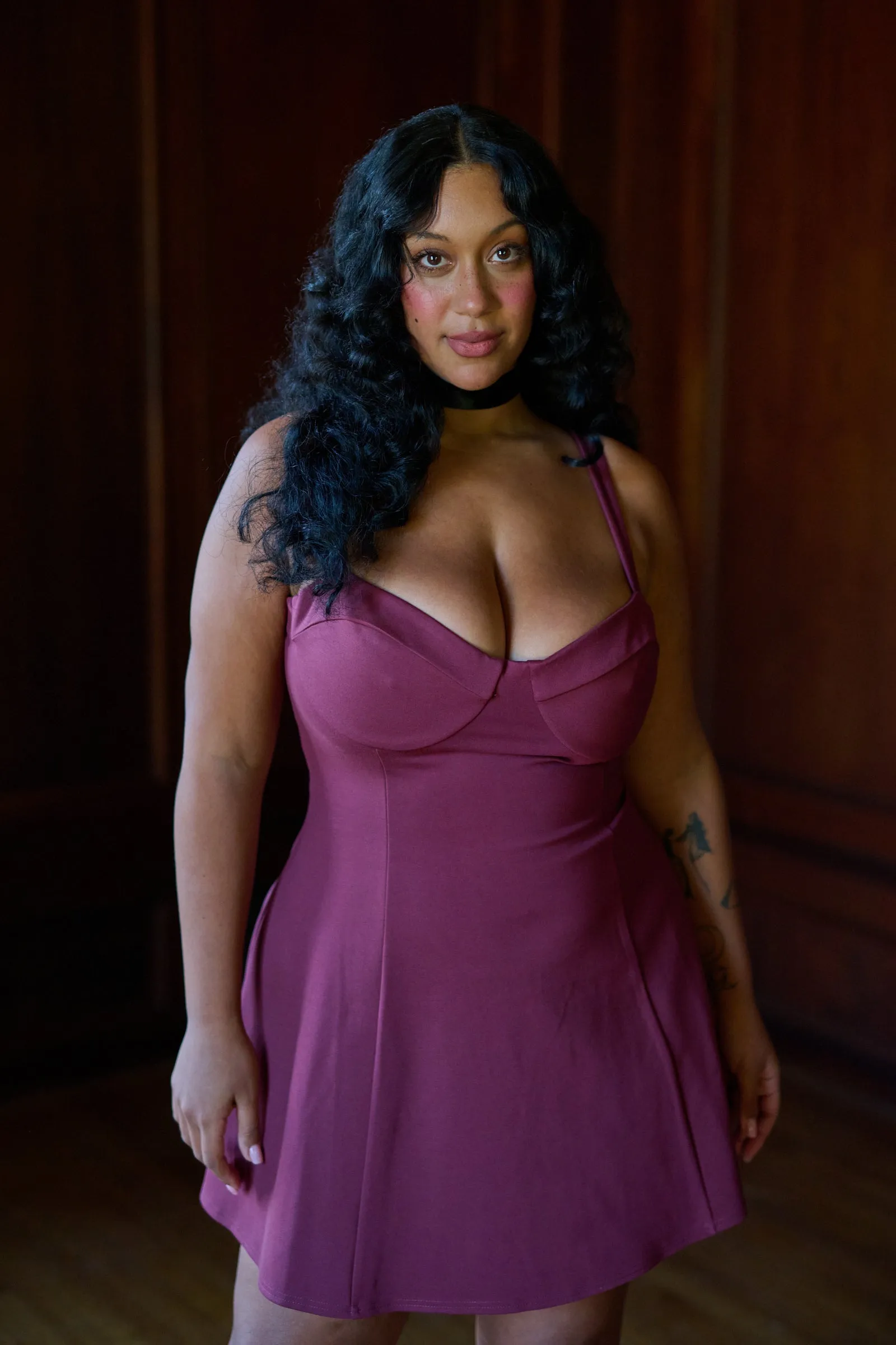The Bordeaux Chateau Dress sold by Selkie product image thumbnail 4