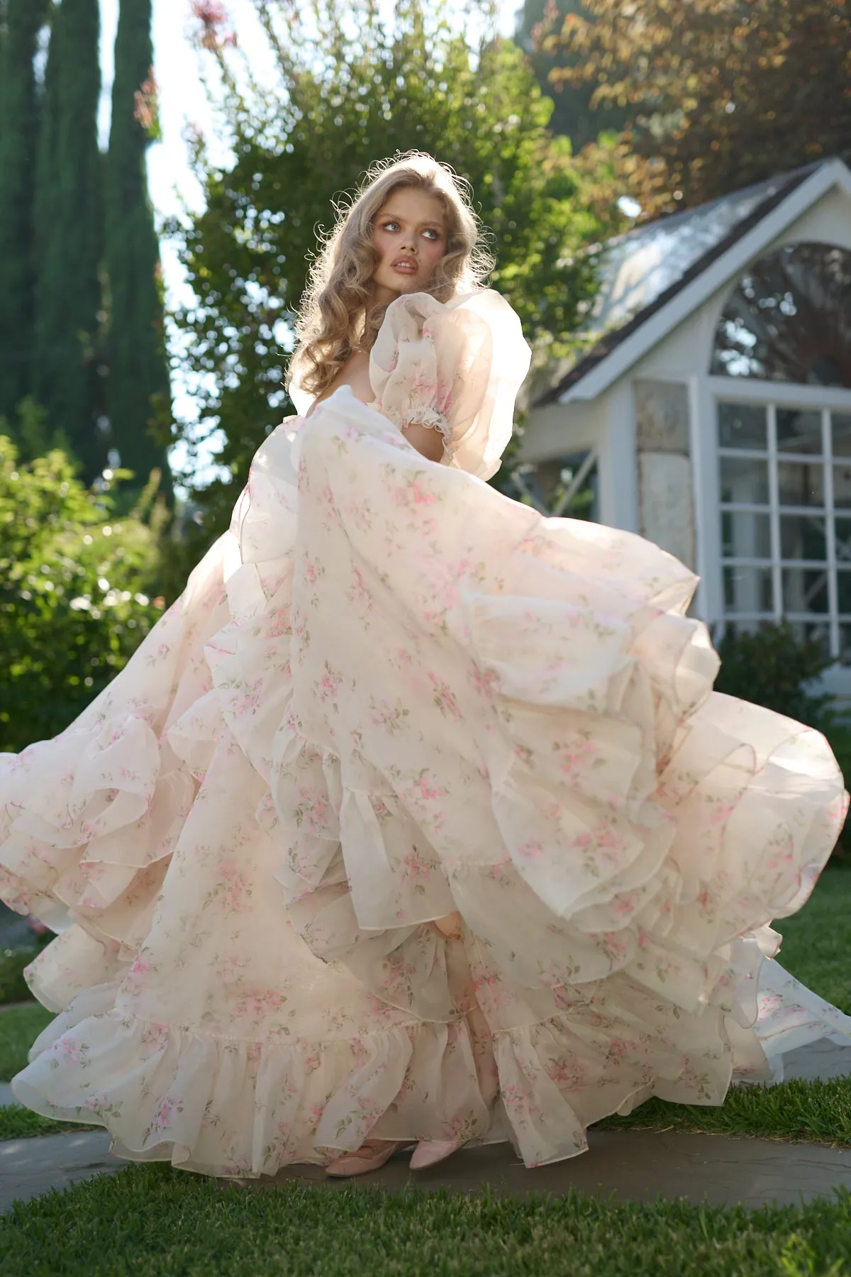 The Summer Home In Bloom Bridal Gown sold by Selkie product image thumbnail 5