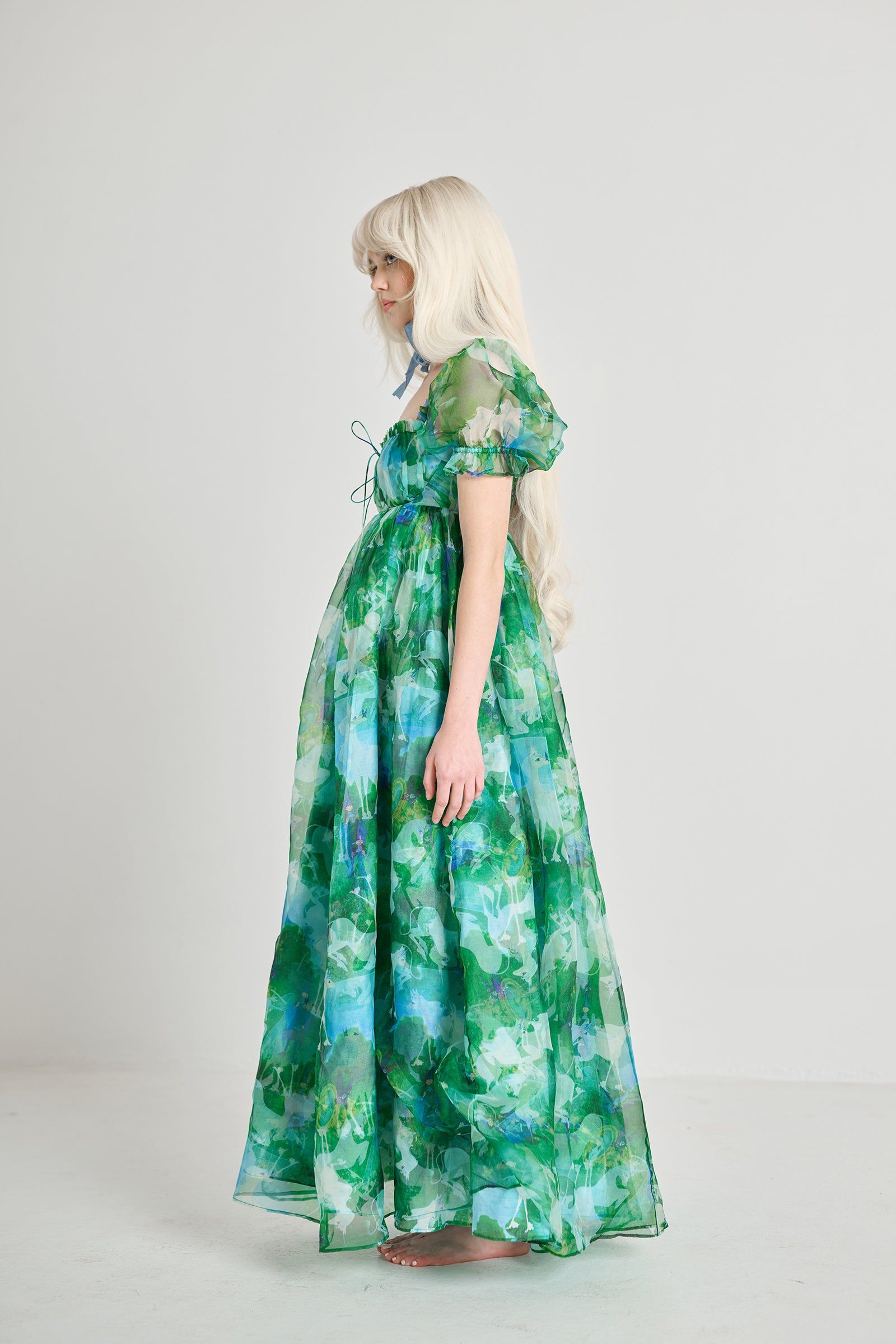 The Last Unicorn Woods Silk Gauze Seashell Gown sold by Selkie product image thumbnail 4