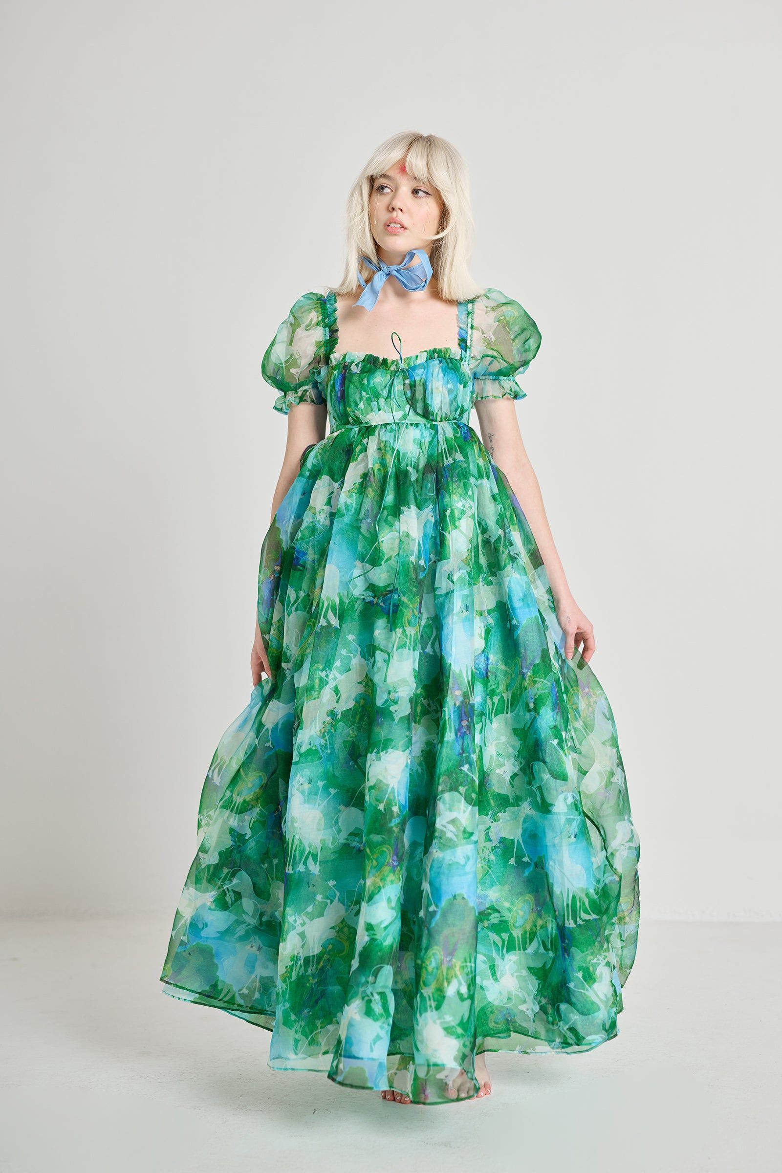 The Last Unicorn Woods Silk Gauze Seashell Gown sold by Selkie product image thumbnail 3