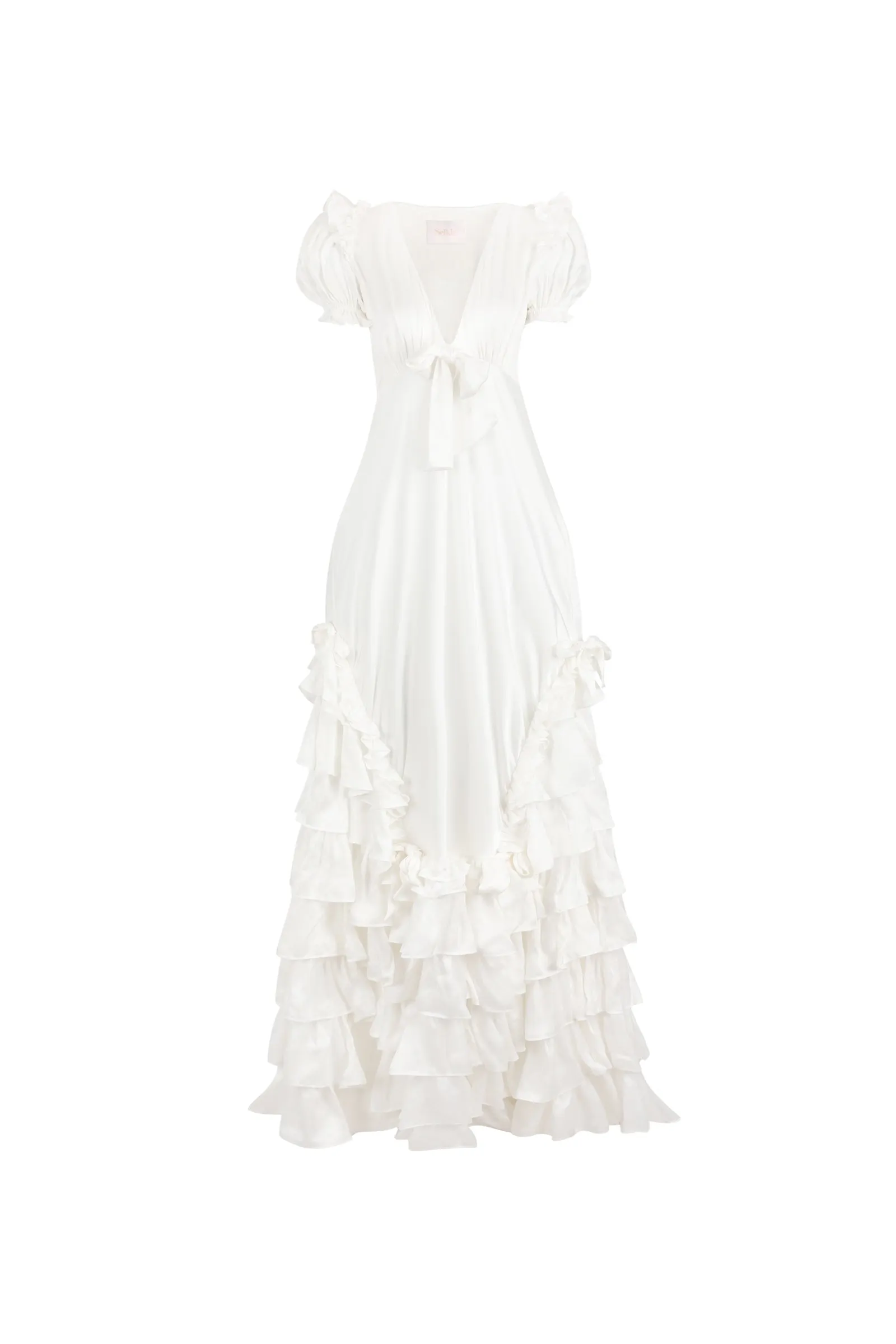 The Ivory Silk Gatsby Slip sold by Selkie product image thumbnail 2