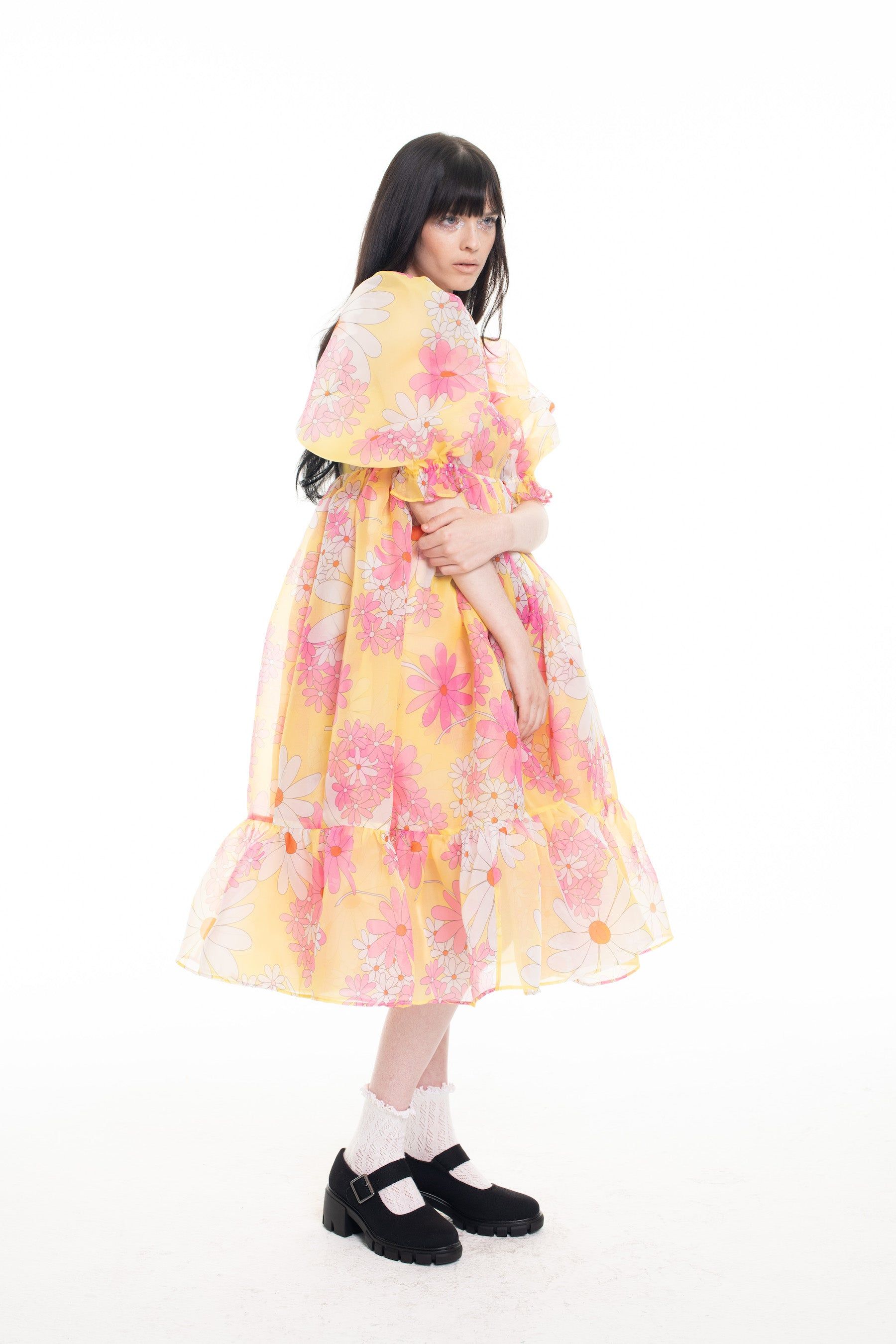 The Goldie French Puff Dress sold by Selkie product image thumbnail 3