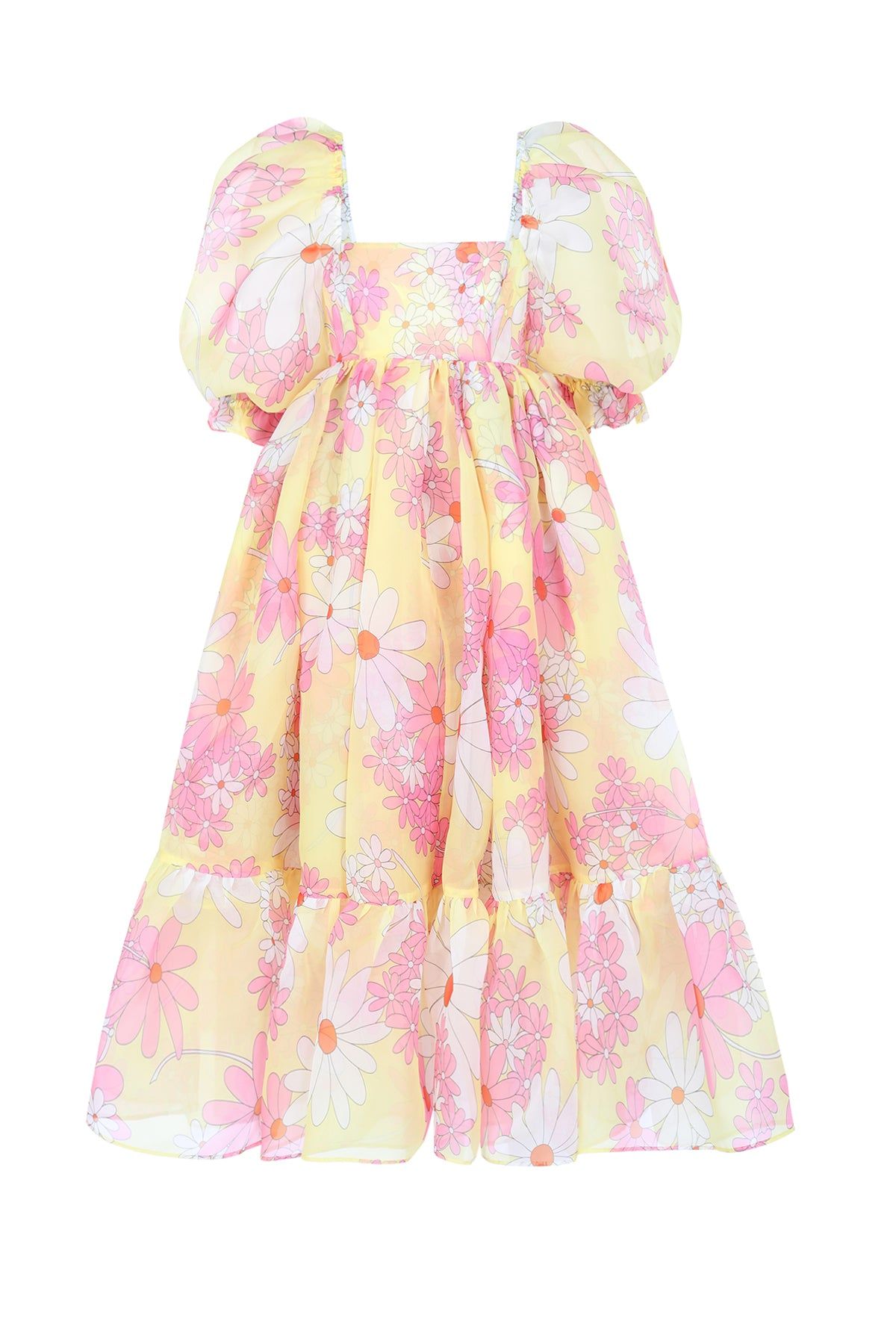 The Goldie French Puff Dress sold by Selkie product image thumbnail 2
