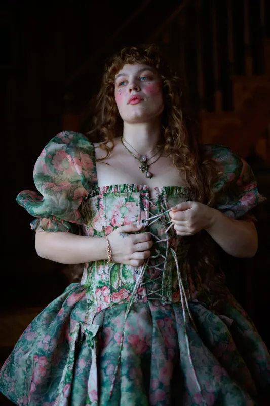 The Castle Tapestry A La Mode Corset sold by Selkie