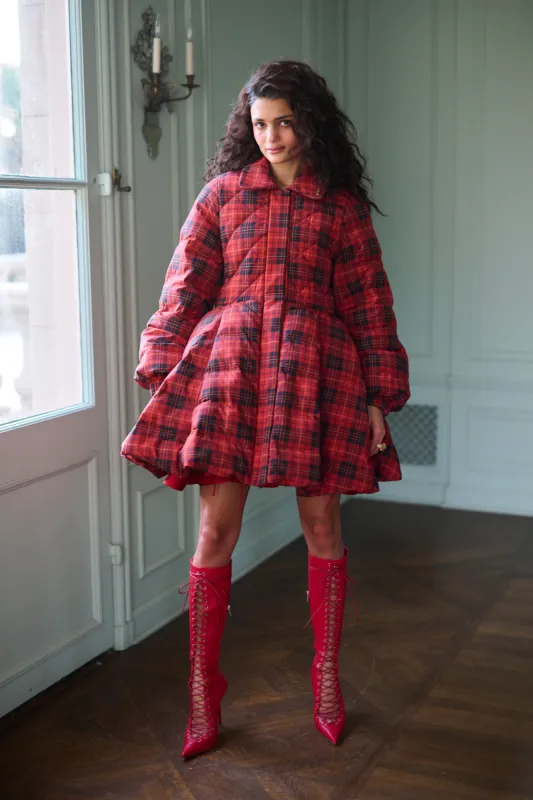 The Royal Tartan Dolly Puffer made by Selkie
