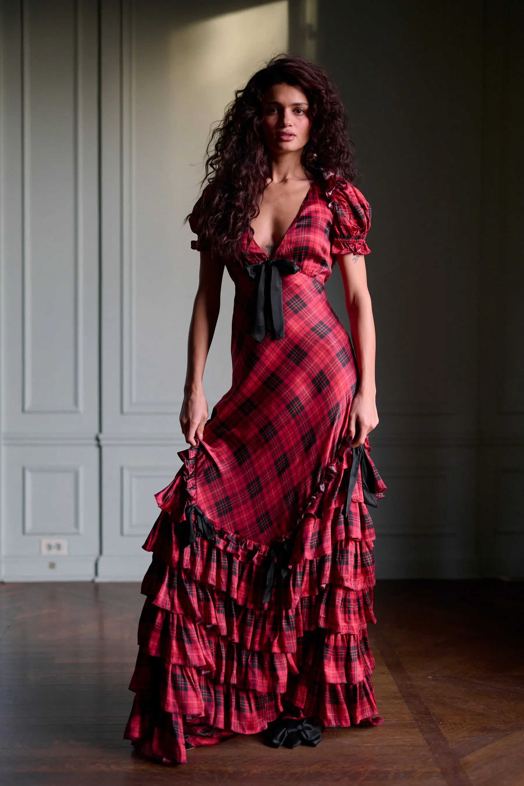 The Royal Tartan Gatsby Slip sold by Selkie product image thumbnail 3