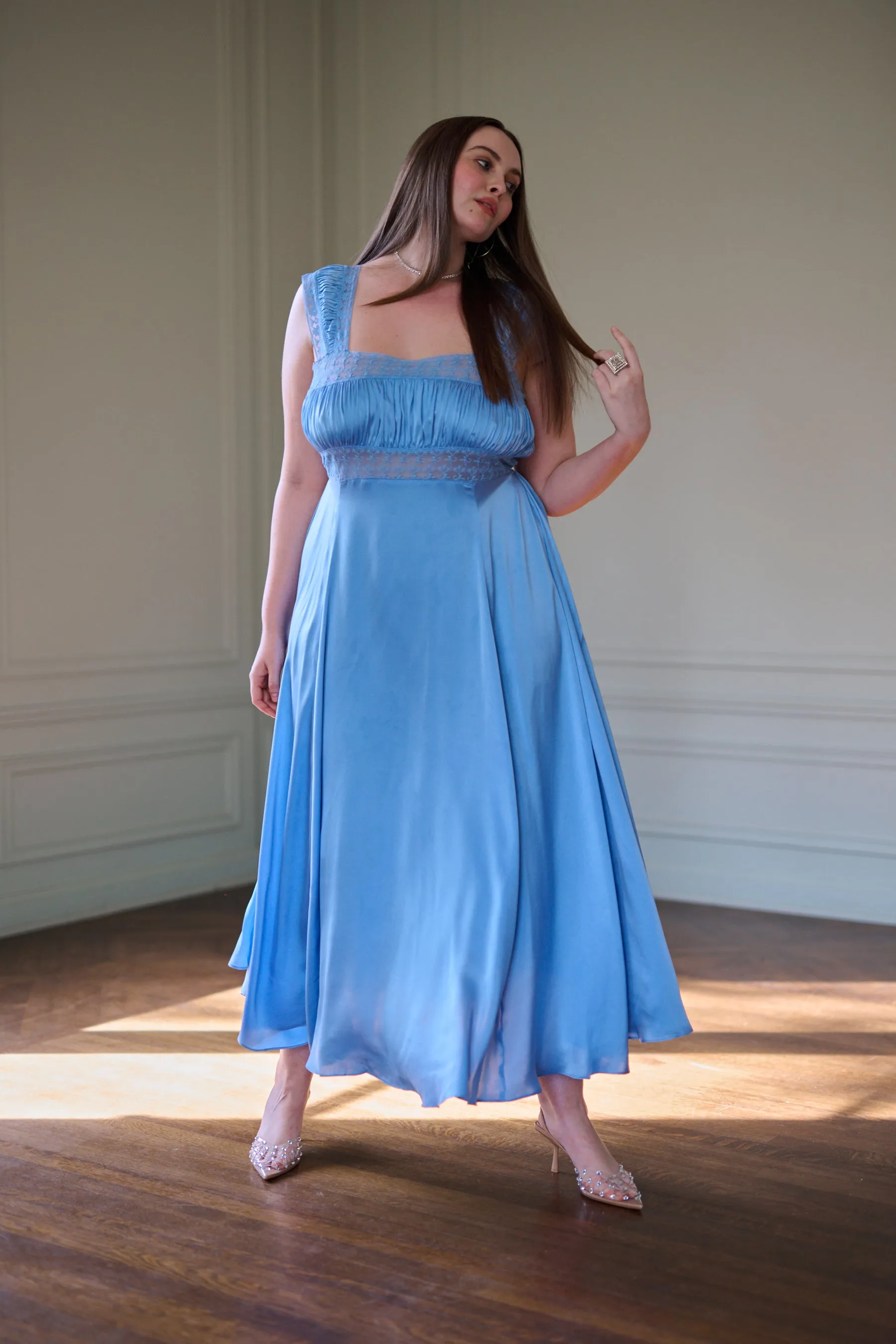 The Robin's Egg Affair Slip sold by Selkie product image thumbnail 4