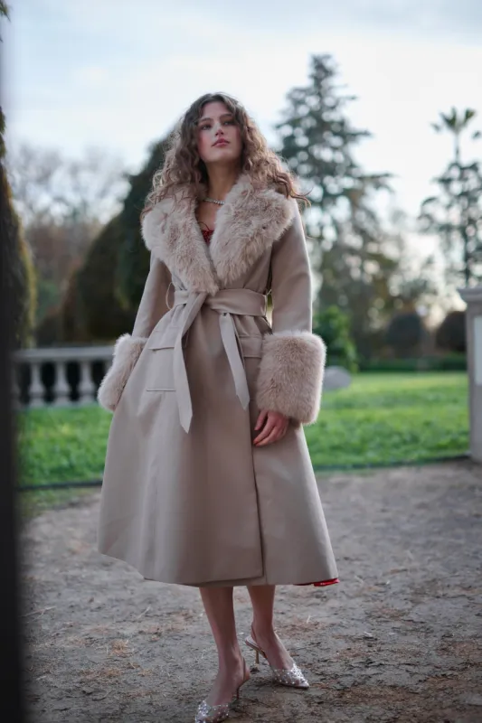 The Almond Groupie Coat sold by Selkie