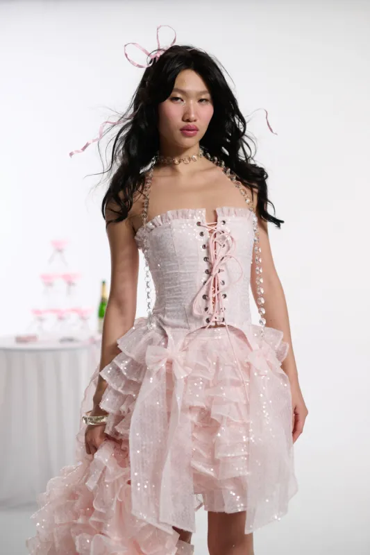 The Sparkling A La Mode Corset sold by Selkie