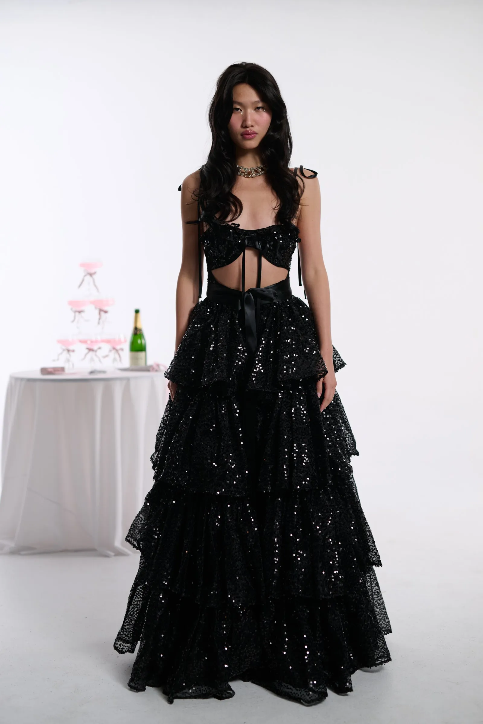 The Onyx Champagne Set sold by Selkie product image thumbnail 2