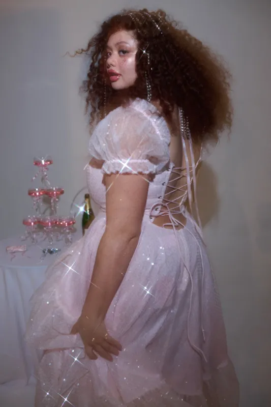 The Sparkling Foxglove Dress sold by Selkie