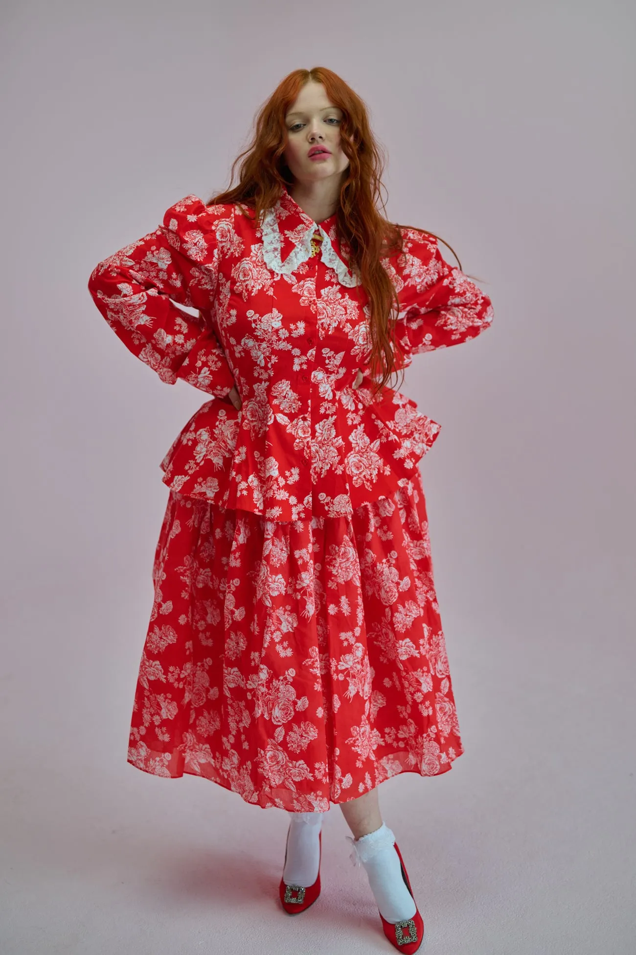 The Secret Admirer Lace Curator Blouse sold by Selkie product image thumbnail 2