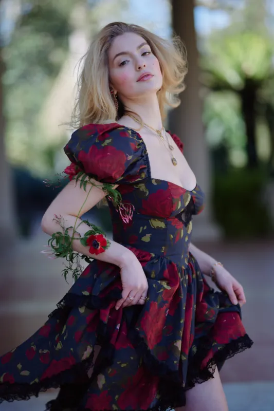 Eden Lace Hankie Dress sold by Selkie