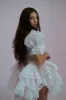 The Pink Lace Cecile Dress sold by Selkie