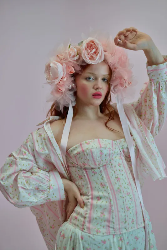 The Pillow Fight Bustier Corset sold by Selkie