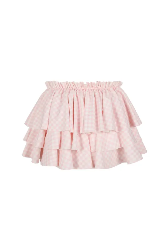 The Pink Gingham Dauphine Knickers made by Selkie