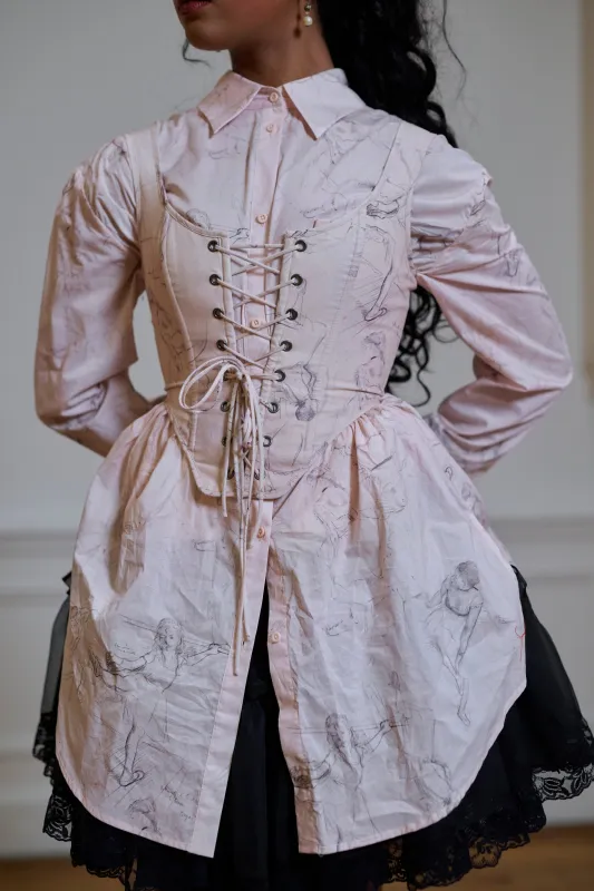 The Sketch Duchess Corset sold by Selkie