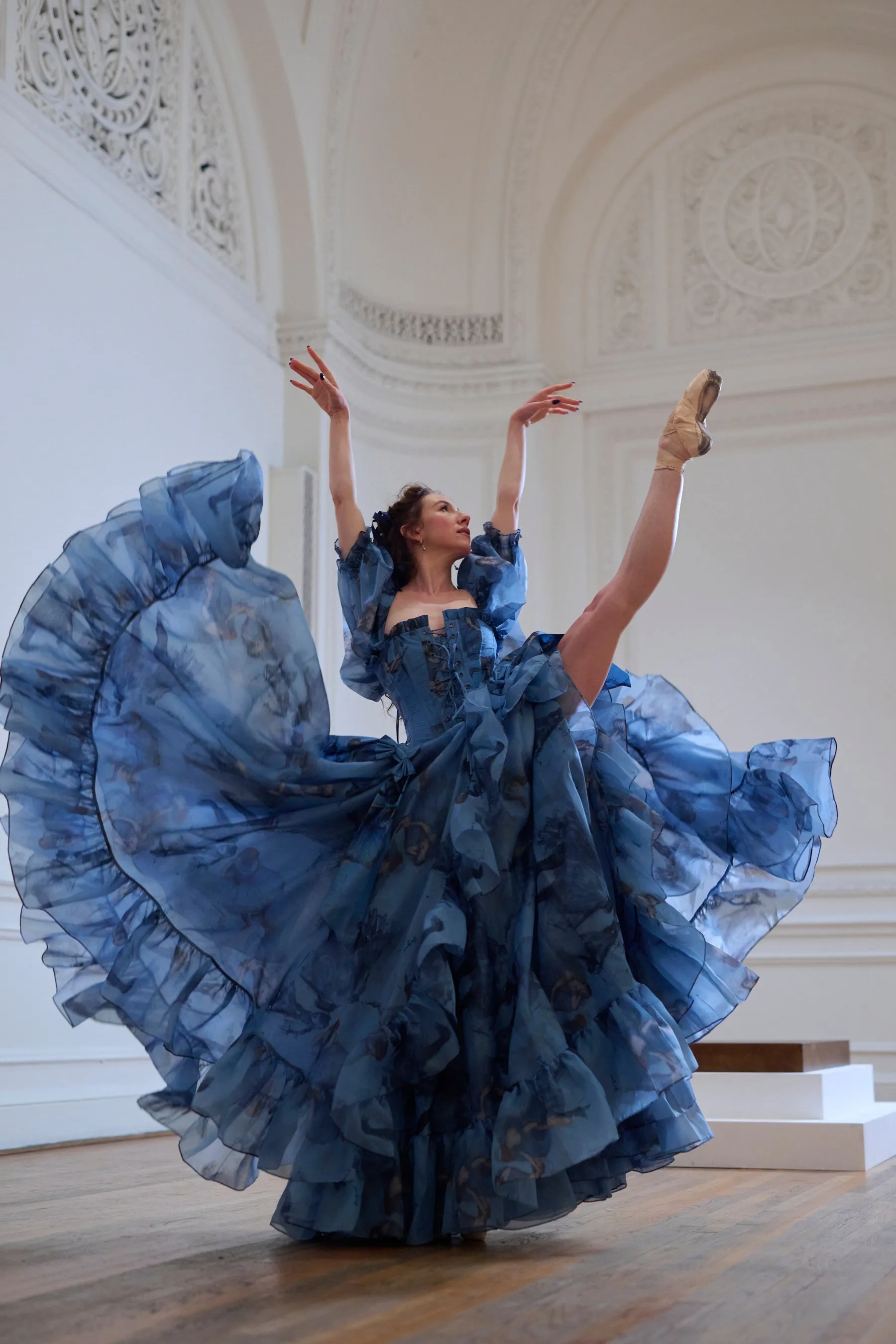 The Blue Dancer In Bloom Gown sold by Selkie product image thumbnail 5