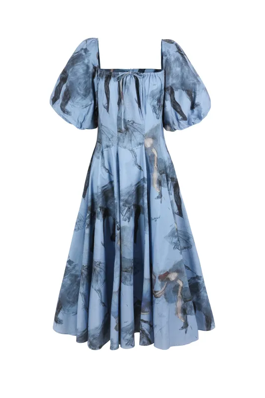 The Blue Dancer Day Dress made by Selkie