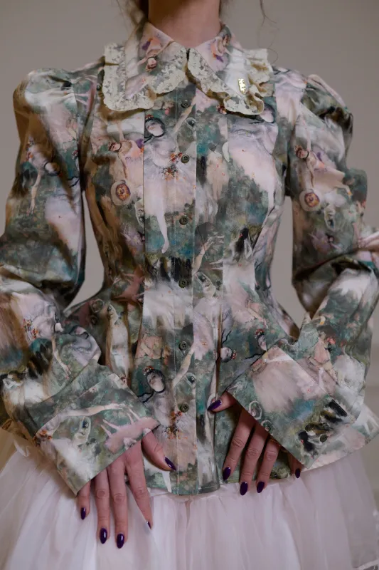 The Star on Stage Lace Curator Blouse sold by Selkie