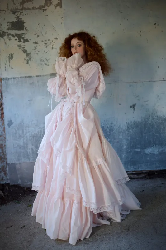The Blush Silk Organdy Waltz Gown sold by Selkie
