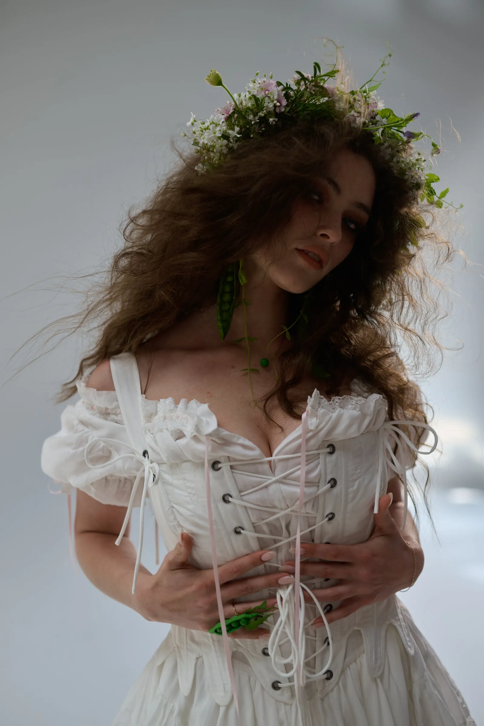 The Ivory Shipwrecked Corset sold by Selkie product image thumbnail 4