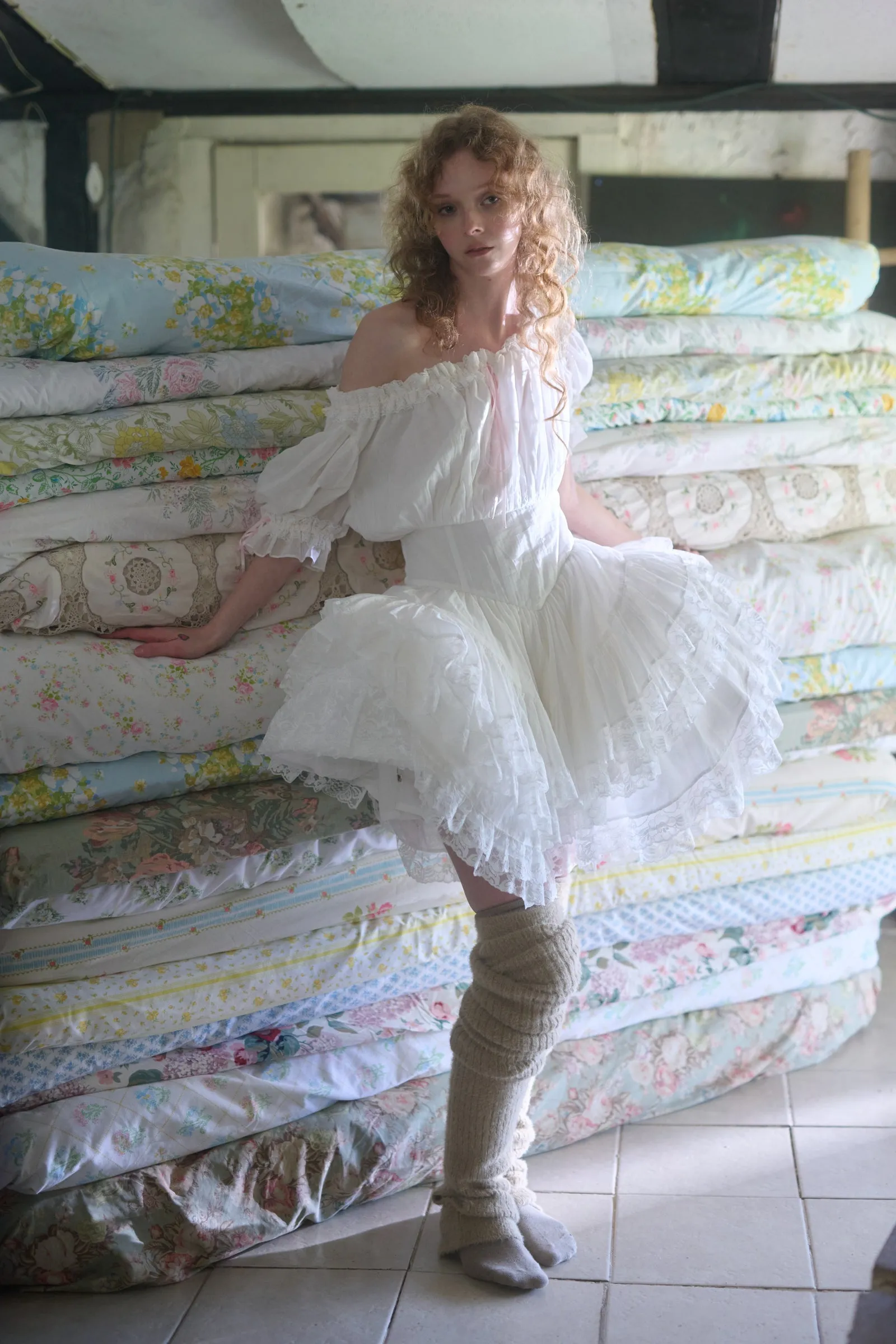 The Ivory Shipwrecked Dress sold by Selkie