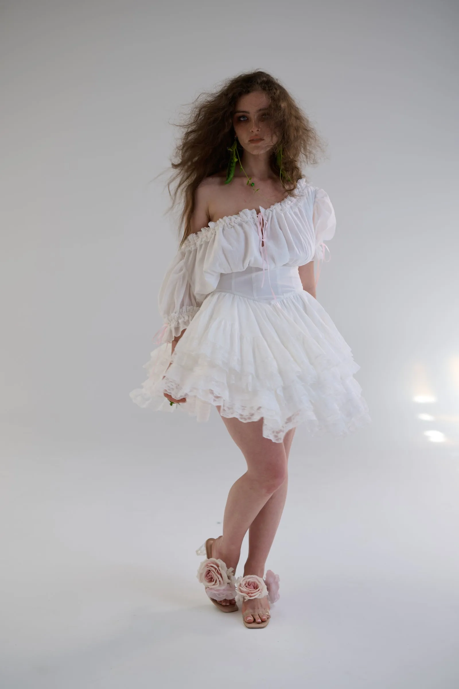 The Ivory Shipwrecked Dress sold by Selkie product image thumbnail 5