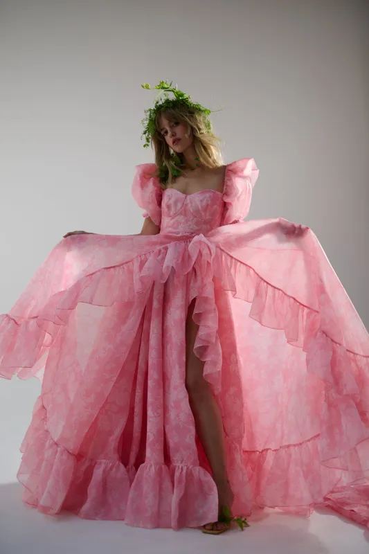 The Pink In Paris In Bloom Gown made by Selkie